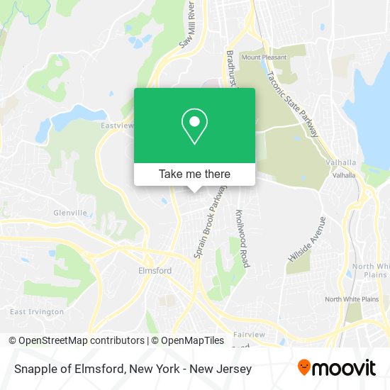 Snapple of Elmsford map