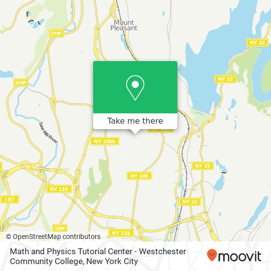 Math and Physics Tutorial Center - Westchester Community College map