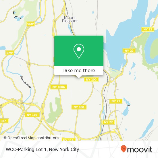 WCC-Parking Lot 1 map