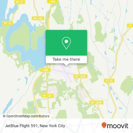 Mapa de JetBlue Flight 591