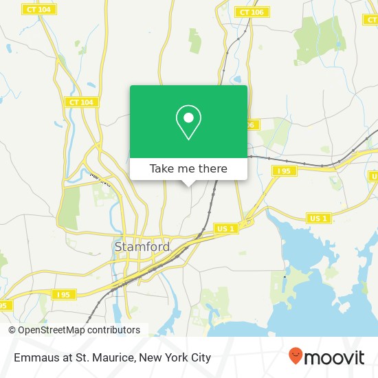 Mapa de Emmaus at St. Maurice