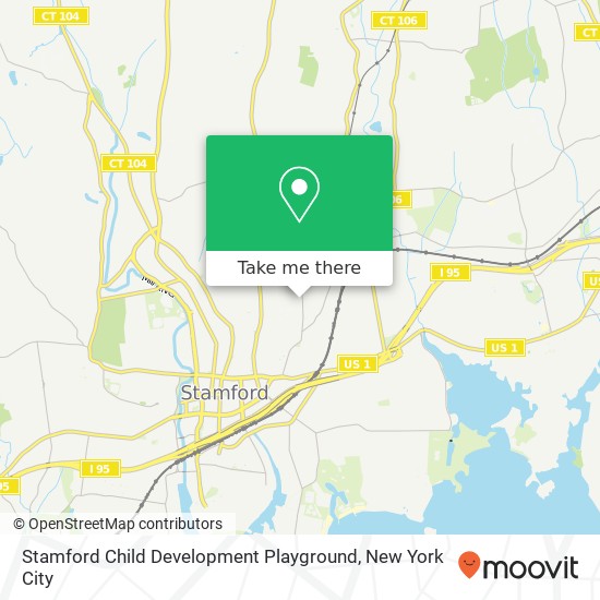 Stamford Child Development Playground map