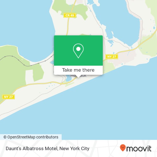 Mapa de Daunt's Albatross Motel