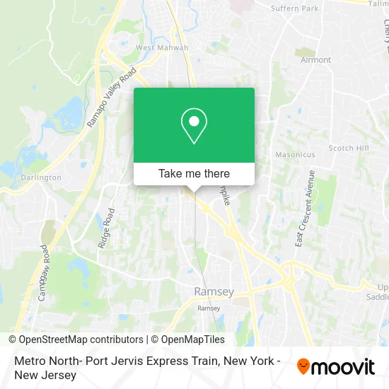 Metro North Port Jervis Line Map How To Get To Metro North- Port Jervis Express Train In Ramsey, Nj By Train,  Bus Or Subway?