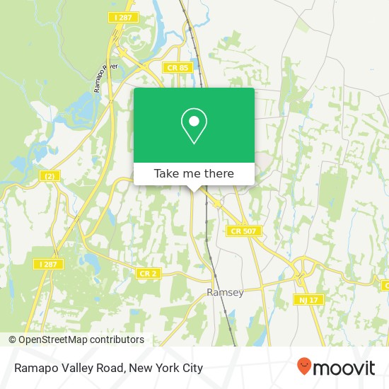 Mapa de Ramapo Valley Road