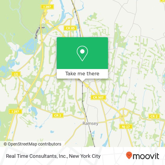 Real Time Consultants, Inc. map