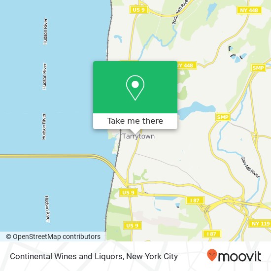 Mapa de Continental Wines and Liquors