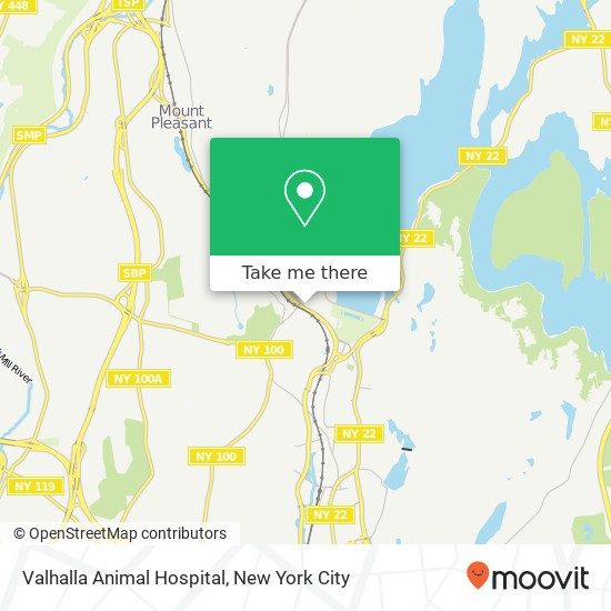 Valhalla Animal Hospital map