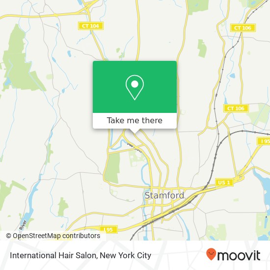 International Hair Salon map