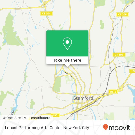 Locust Performing Arts Center map