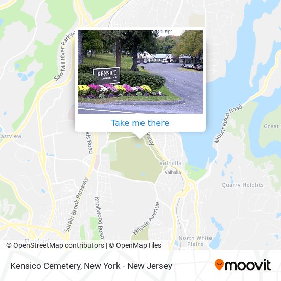 Kensico Cemetery map