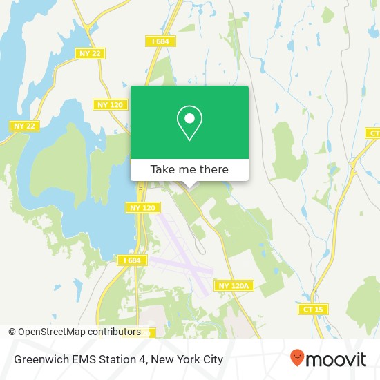 Greenwich EMS Station 4 map