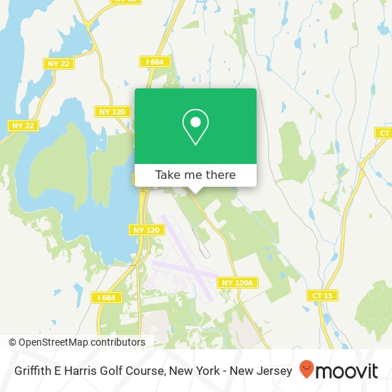 Griffith E Harris Golf Course map