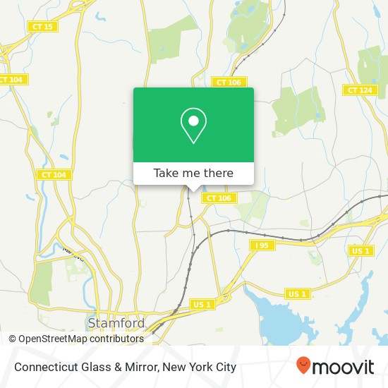 Connecticut Glass & Mirror map