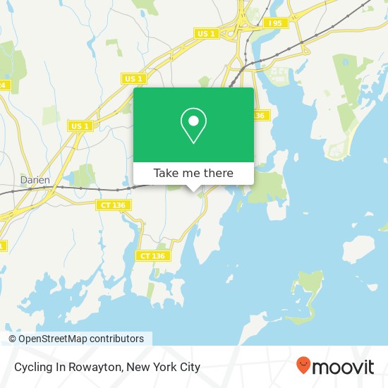 Mapa de Cycling In Rowayton