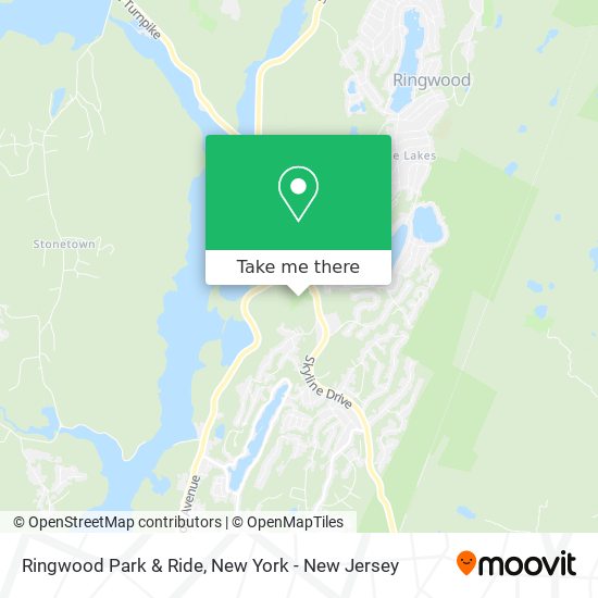 Ringwood Park & Ride map
