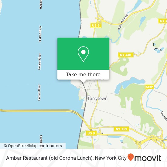 Mapa de Ambar Restaurant (old Corona Lunch)