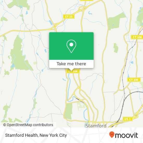Mapa de Stamford Health