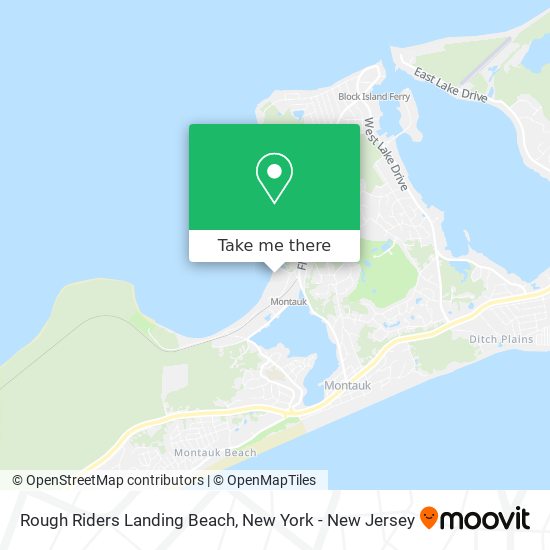 Rough Riders Landing Beach map