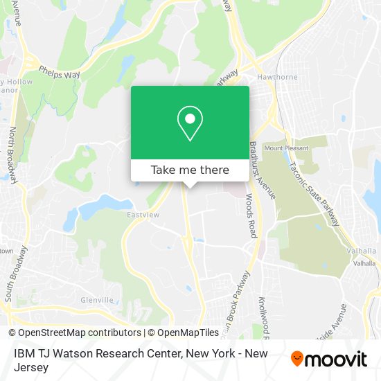 IBM TJ Watson Research Center map