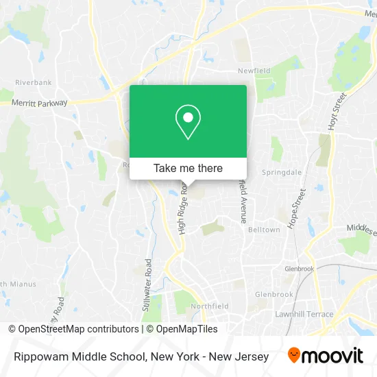 Rippowam Middle School map