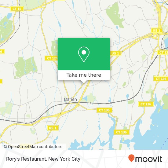 Mapa de Rory's Restaurant