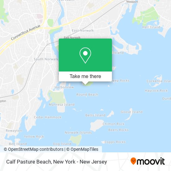 Mapa de Calf Pasture Beach