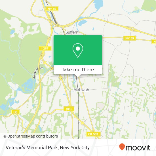 Mapa de Veteran's Memorial Park