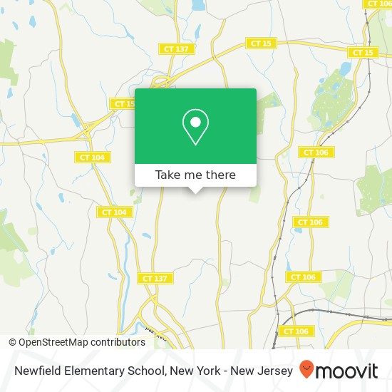 Mapa de Newfield Elementary School