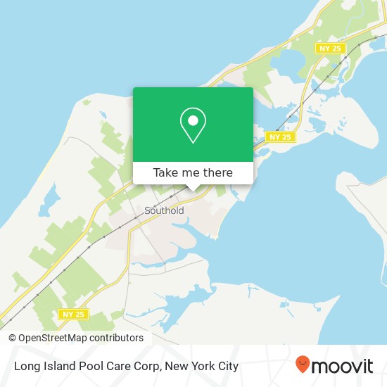 Mapa de Long Island Pool Care Corp