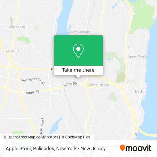 Apple Store, Palisades map