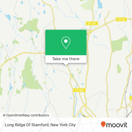 Long Ridge Of Stamford map