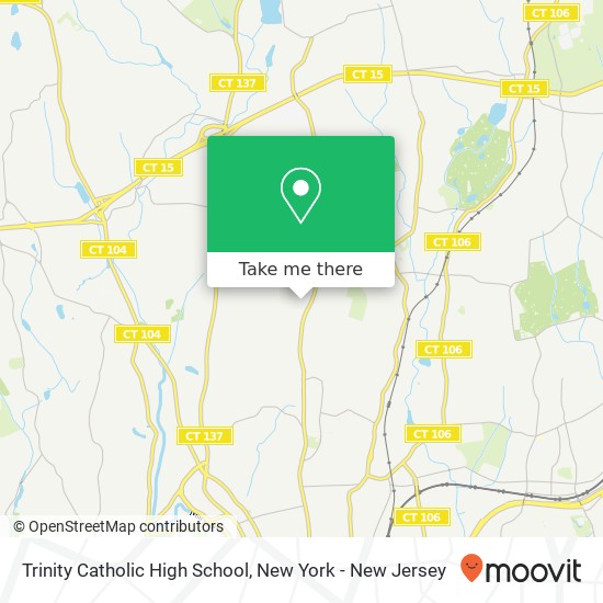 Mapa de Trinity Catholic High School