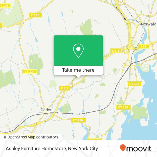 Mapa de Ashley Furniture Homestore