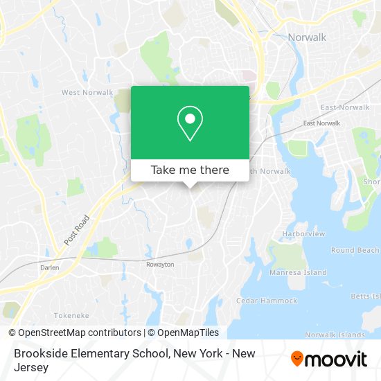 Brookside Elementary School map