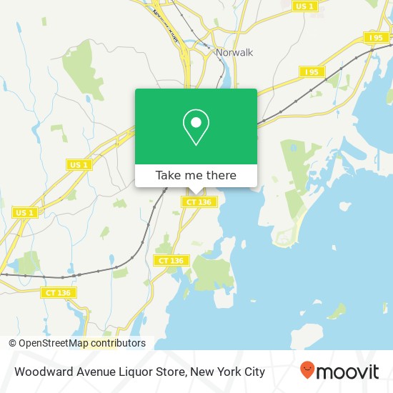 Woodward Avenue Liquor Store map