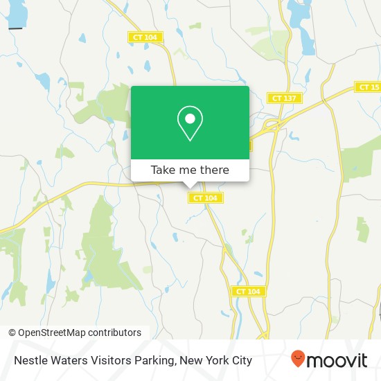 Nestle Waters Visitors Parking map