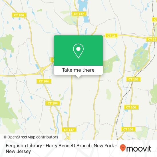 Ferguson Library - Harry Bennett Branch map