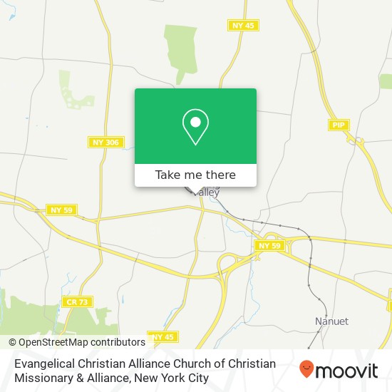 Mapa de Evangelical Christian Alliance Church of Christian Missionary & Alliance