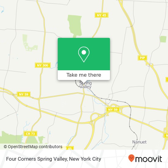 Four Corners Spring Valley map