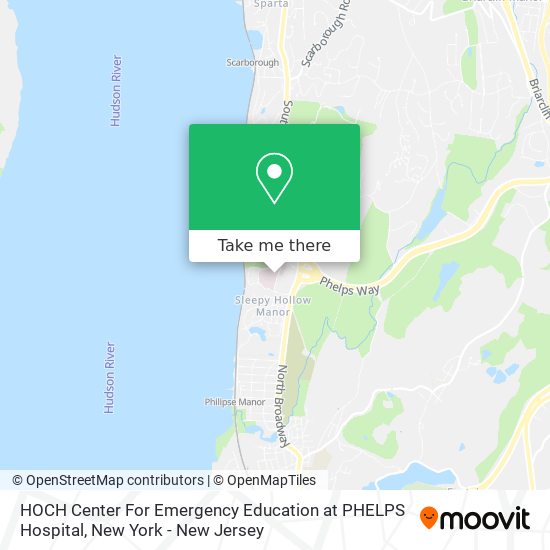 HOCH Center For Emergency Education at PHELPS Hospital map
