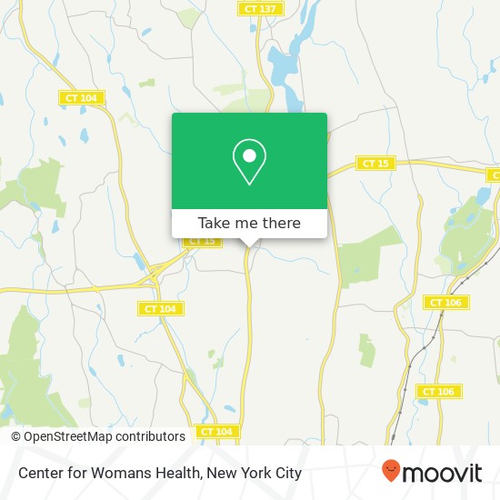 Mapa de Center for Womans Health