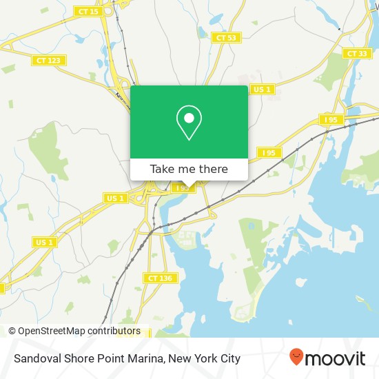 Mapa de Sandoval Shore Point Marina