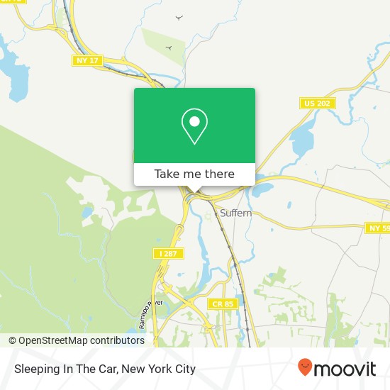 Mapa de Sleeping In The Car