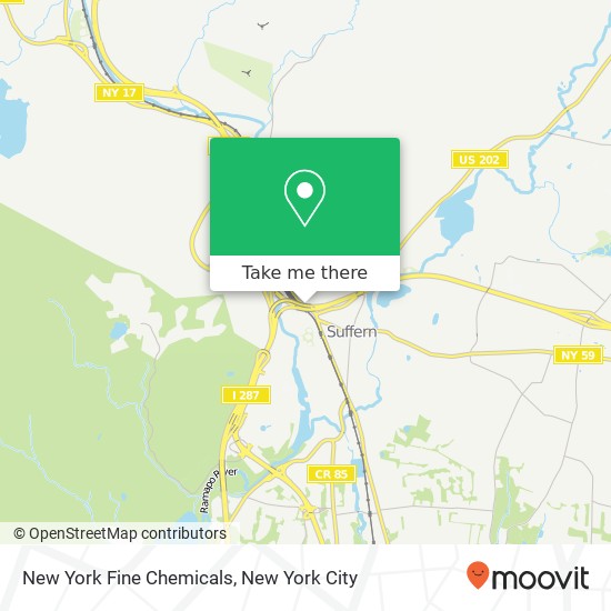 New York Fine Chemicals map