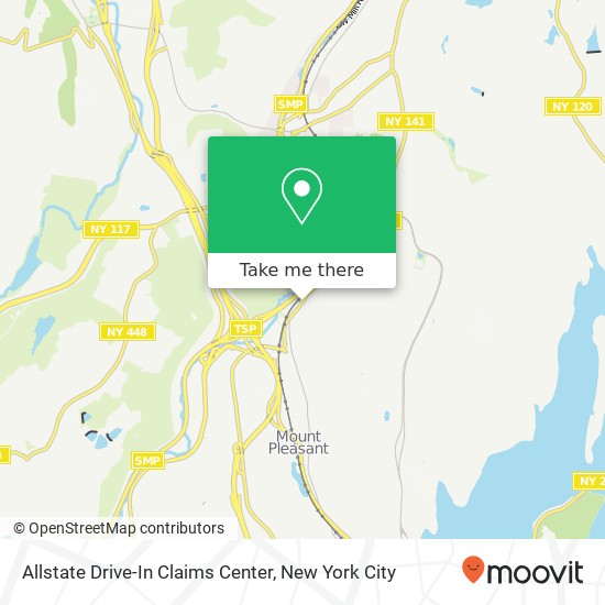 Allstate Drive-In Claims Center map