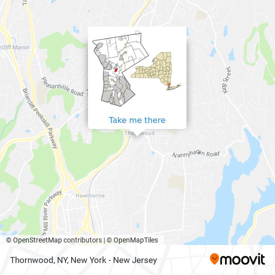 Thornwood, NY map