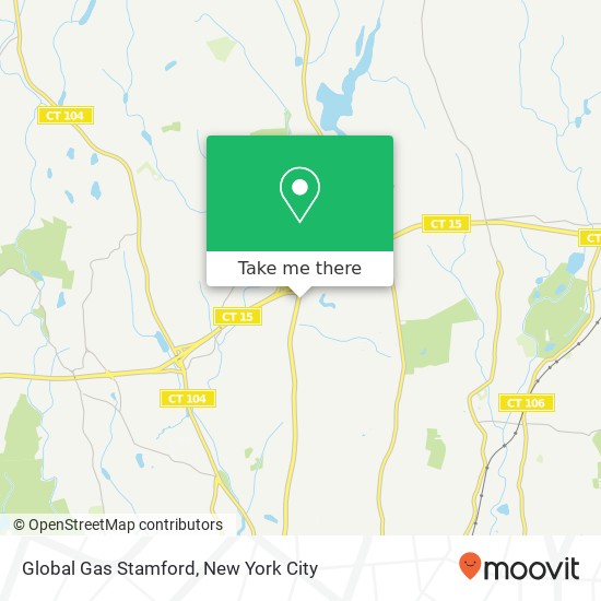 Global Gas Stamford map