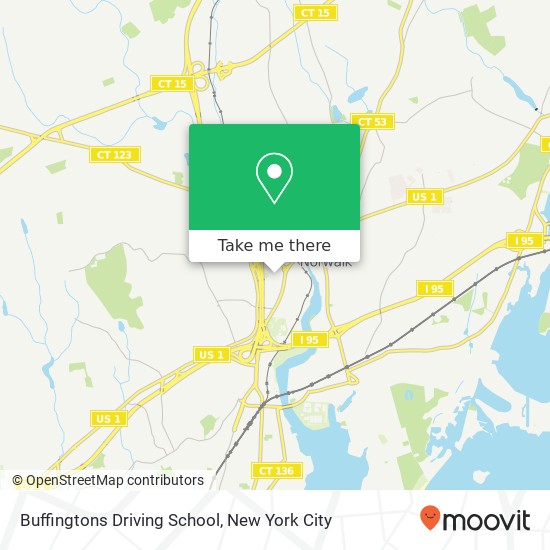 Buffingtons Driving School map
