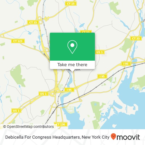 Debicella For Congress Headquarters map